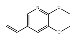 2,3-二甲氧基-5-乙烯基吡啶 结构式