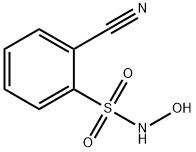 2-cyano-N-hydroxybenzene-1-sulfonamide 结构式