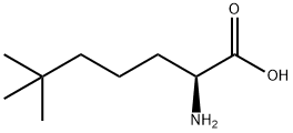 2-amino-6,6-dimethylheptanoic acid 结构式