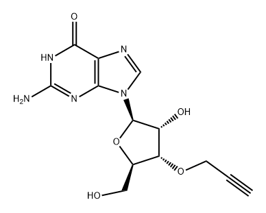 Guanosine, 3'-O-2-propyn-1-yl- 结构式