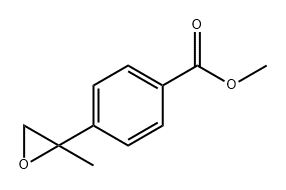 4-(2-甲基氧基-2-基)苯甲酸甲酯 结构式