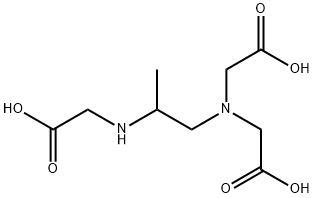 Glycine, N-(carboxymethyl)-N-[2-[(carboxymethyl)amino]propyl]- 结构式