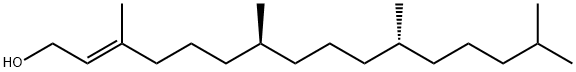 2-Hexadecen-1-ol, 3,7,11,15-tetramethyl-, (2E,7S,11R)- 结构式
