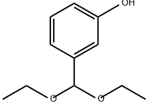 3-(二乙氧基甲基)苯酚 结构式