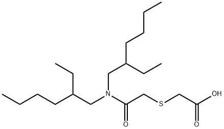 Acetic acid, 2-[[2-[bis(2-ethylhexyl)amino]-2-oxoethyl]thio]- 结构式