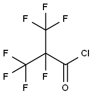 Propanoyl chloride, 2,3,3,3-tetrafluoro-2-(trifluoromethyl)- 结构式