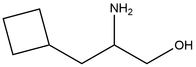 2-氨基-3-环丁基丙-1-醇 结构式