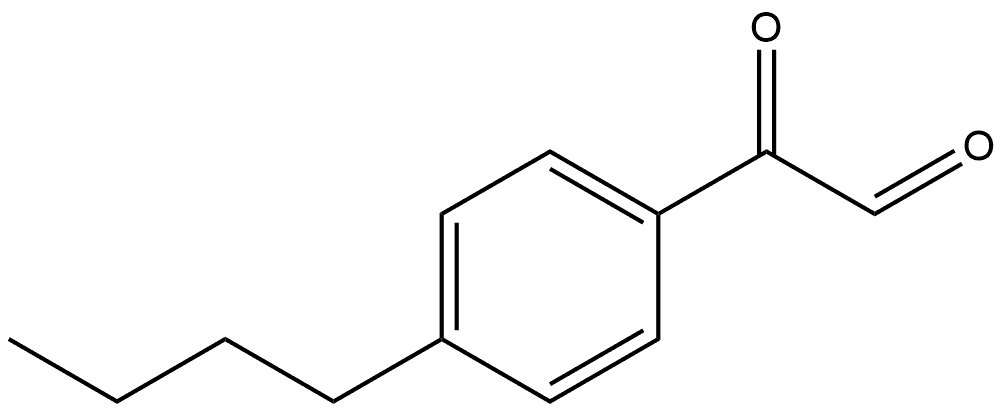 Benzeneacetaldehyde, 4-butyl-α-oxo- 结构式
