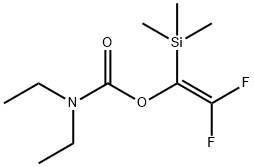 2,2-Difluoro-1-(trimethylsilyl)vinyl diethylcarbamate 结构式