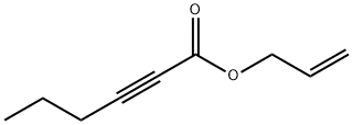 2-Hexynoic acid, 2-propen-1-yl ester 结构式