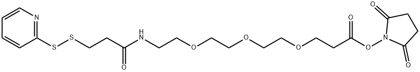 SPDP-PEG3-NHS ester 结构式