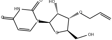 Uridine, 3'-O-2-propenyl- (9CI) 结构式