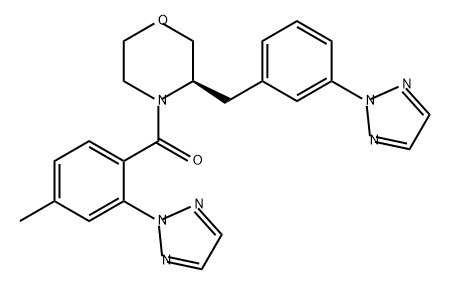 化合物 NIVASOREXANT 结构式