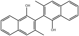 3,3''-Dimethyl-[2,2''-binaphthalene]-1,1''-diol 结构式