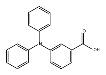 Benzoic acid, 3-(diphenylamino)- 结构式