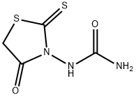 Urea, N-(4-oxo-2-thioxo-3-thiazolidinyl)- 结构式