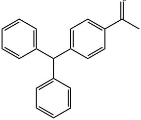 Ethanone, 1-[4-(diphenylmethyl)phenyl]- 结构式