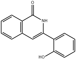 3-(2-Hydroxyphenyl)isoquinolin-1(2H)-one 结构式