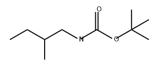 Carbamic acid, N-(2-methylbutyl)-, 1,1-dimethylethyl ester 结构式