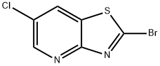 Thiazolo[4,5-b]pyridine, 2-bromo-6-chloro- 结构式