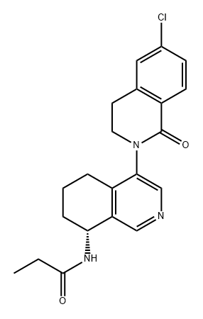 Propanamide, N-[(8'R)-6-chloro-3,4,5',6',7',8'-hexahydro-1-oxo[2(1H),4'-biisoquinolin]-8'-yl]- 结构式