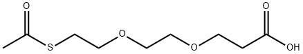 AcS-PEG2-acid 结构式