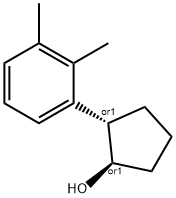 trans-2-(2,3-Dimethylphenyl)cyclopentanol 结构式
