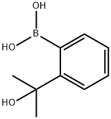 (2-(2-羟基丙-2-基)苯基)硼酸 结构式