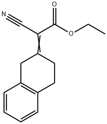 1-Cyano-2-(3,4-dihydronaphthalen-2(1H)-ylidene)ethyl acetate 结构式