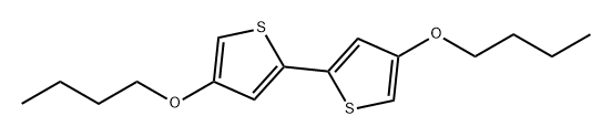 4,4'-二丁氧基-2,2'-联噻吩 结构式