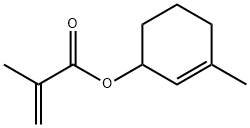 2-Propenoic acid, 2-methyl-, 3-methyl-2-cyclohexen-1-yl ester 结构式