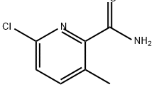 6-氯-3-甲基吡啶酰胺 结构式