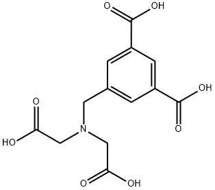 N-(3,5-二羧基苯基甲基)-亚胺基二乙酸 结构式