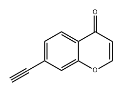 7-乙炔基-4H-色烯-4-酮 结构式