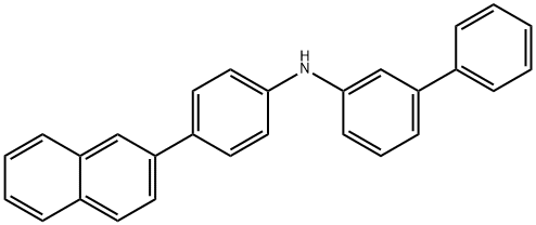 N-(3-联苯基)-N-(4-(2-萘基)苯基 结构式