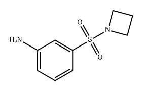 3-(1-氮杂环丁基磺酰基)苯胺 结构式