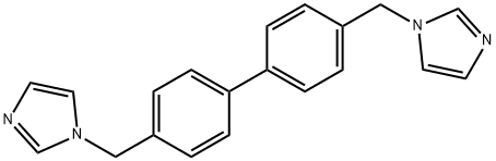 4,4'-双((1H-咪唑-1-基)甲基)-1,1'-联苯 结构式