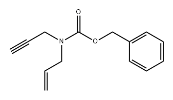 Carbamic acid, N-2-propen-1-yl-N-2-propyn-1-yl-, phenylmethyl ester 结构式