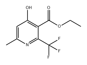4-羟基-6-甲基-2-(三氟甲基)烟酸乙酯 结构式
