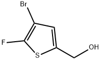 2-Thiophenemethanol, 4-bromo-5-fluoro- 结构式