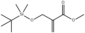 2-Propenoic acid, 2-[[[(1,1-dimethylethyl)dimethylsilyl]oxy]methyl]-, methyl ester 结构式