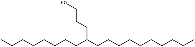 4-辛基十四醇 结构式