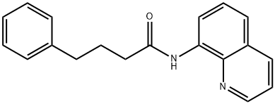 Benzenebutanamide, N-8-quinolinyl- 结构式