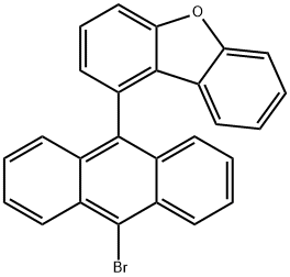 1-(10-溴-9-蒽基)氧芴 结构式