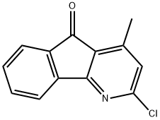 2-氯-4-甲基-5H-茚并[1,2-B]吡啶-5-酮 结构式