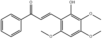 2-PROPEN-1-ONE, 3-(2-HYDROXY-3,4,6-TRIMETHOXYPHENYL)-1-PHENYL-, (2E)- 结构式