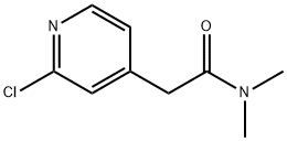 4-Pyridineacetamide, 2-chloro-N,N-dimethyl- 结构式