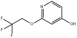 2-(2,2,2-Trifluoroethoxy)pyridin-4-ol 结构式