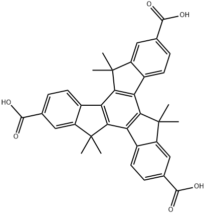 六甲基三聚茚三甲酸 结构式