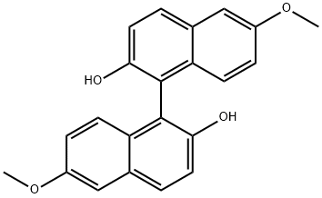 6,6''-Dimethoxy-[1,1''-binaphthalene]-2,2''-diol 结构式